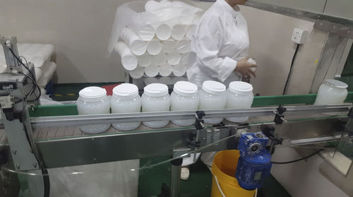 Semi-automatic filling line - Ttma Guangzhou Co., Ltd. - bottle / beverage / lubricating oil