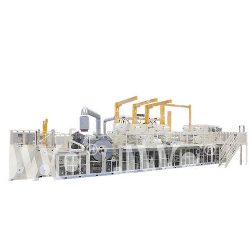 Diaper production line - JWC-CFD-SV350 - Jiangsu Jwc Machinery Co., Ltd. - automatic / folding / for the automotive industry