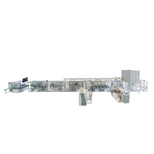 Diaper production line - JWC-CFD-SV450 - Jiangsu Jwc Machinery Co., Ltd. - automatic / folding / for the automotive industry