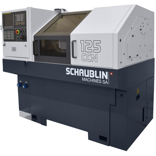 CNC turning center - 125 - SCHAUBLIN MACHINES - 4 tools / 8 tools / high-precision