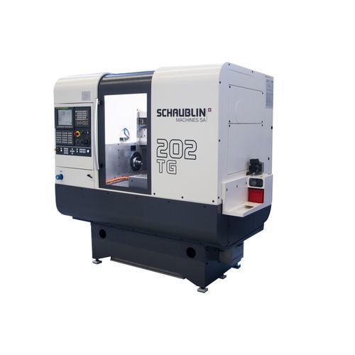 CNC turning center - 202 TG - SCHAUBLIN MACHINES - 8-axis / 12 tools / 4 tools
