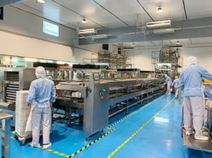 Automatic cake production line - Foshan Shunde Qualibake Food Machinery Co., Ltd. - for the food industry