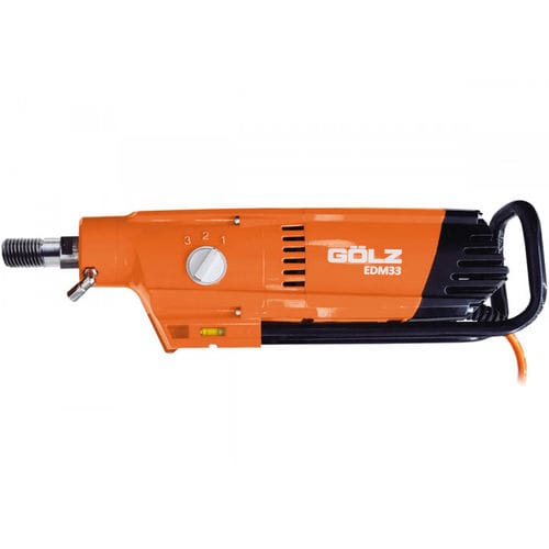 Electric core drilling machine - EDM33 - GÖLZ GmbH - compact / lightweight / precision