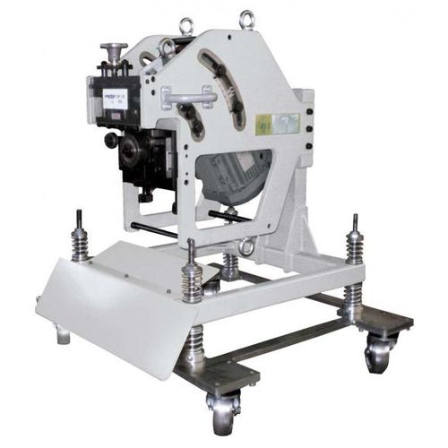 Electric chamfering machine - CHP-12G REV - Castellanos y Echevarría - Vitoria, S.A. (CEVISA) - mobile / plate / with adjustable angle