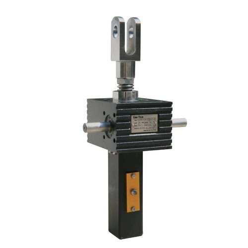 Trapezoidal screw jack - SJA series - Lim-Tec (Beijing) Transmission Equipment Co., Ltd. - worm gear / safety nut / flange