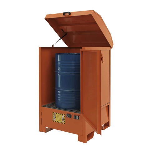 Drum cabinet - ECO 70 series  - Justrite Italia SRL - storage / security / floor-mounted