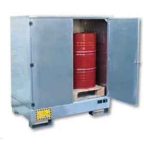 Drum cabinet - ECO Z series  - Justrite Italia SRL - storage / floor-mounted / double-door
