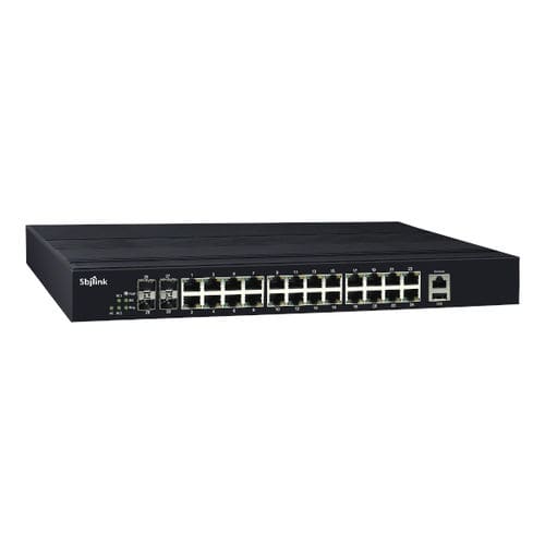 Managed ethernet switch - FLC-3028G-4F-X2 - Sbjlink/Subject Link Inc. - 28 ports / layer 2 / gigabit Ethernet
