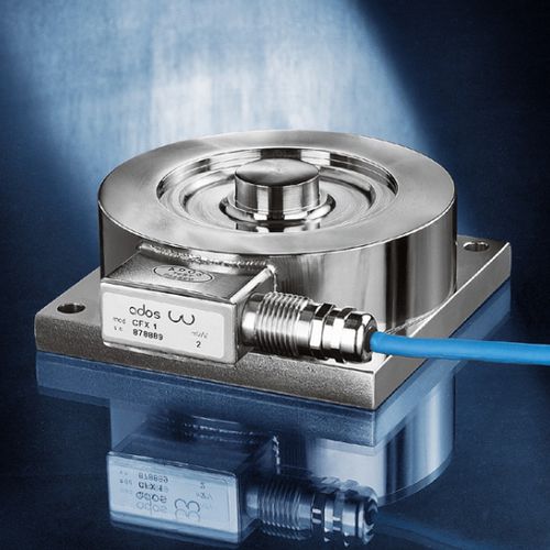 Compression load cell - C series - ADOS - button type / strain gauge / weighing