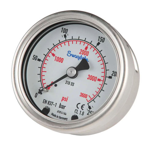 Dial pressure gauge - PG - Shaw Moisture Meters - Bourdon tube
