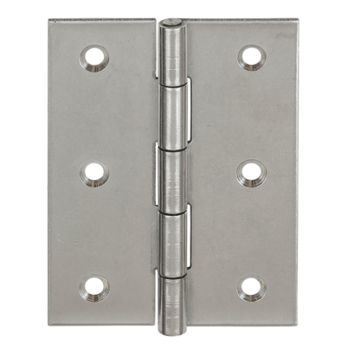 Butt hinge - 010502050 - Vormann - stainless steel / screw-in / 180°