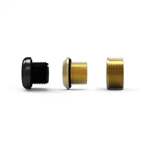 Hazardous material plug - Jacob GmbH - round / threaded / polyamide