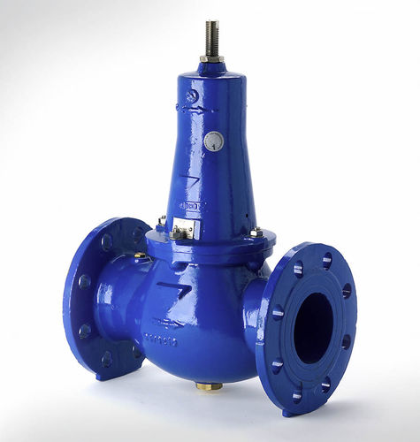 Membrane back-pressure regulator - DN 50 - 150, PN 16 - 40, 70 °C | UV 4.4 - MANKENBERG GmbH - industrial / medium-flow