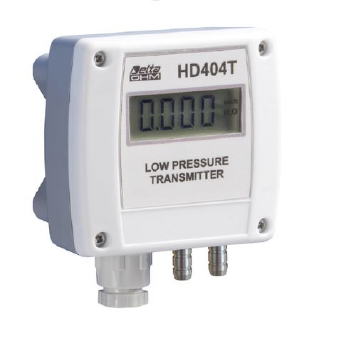 Relative pressure transmitter - HD 404T series - Delta OHM - differential / silicon / analog