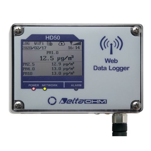 Particulate matter data logger - HD50PM - Delta OHM - WiFi / Ethernet / with LCD graphic display