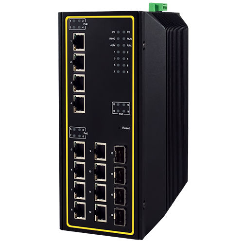 Managed ethernet switch - EHG7616 Series - Atop Technologies - 16 ports / gigabit Ethernet / gigabit