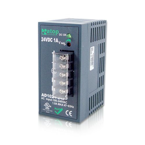 DIN rail power supply - AD1024-24F  - Atop Technologies - AC/DC / with short-circuit protection
