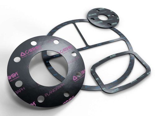 Expanded graphite gasket sheet - Planigraph™ - Carrara Global Sealing Solution - flange / for valves / flexible