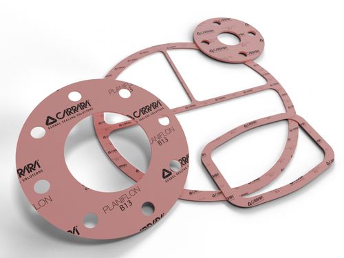 PTFE gasket sheet - PLANIFLON™ B13 - Carrara Global Sealing Solution - for chemical applications / flange / gas