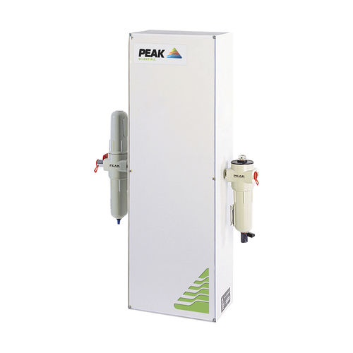 Desiccant compressed air dryer - AD140L - PEAK Scientific - compact
