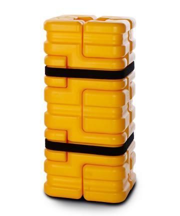 Polymer column protector - Column Sentry® FIT - Sentry Protection Products - modular / adjustable / industrial