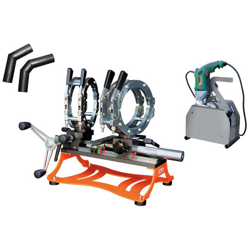 Butt welding machine - GAMMA 160 - RITMO S.p.A. - manual / for plastic pipe / compact