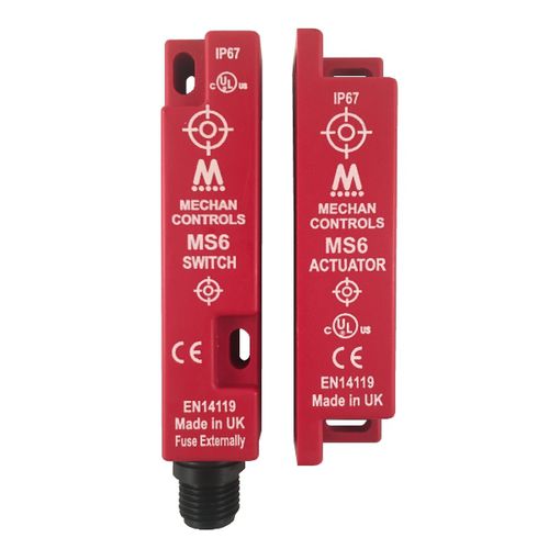 Safety switch - MS6QD - Mechan Controls - multipole / IP67 / magnetic
