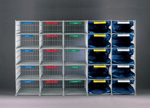 Workshop shelving - 102 x 45 x 32 cm - Precintia International - single-sided / adjustable / light-duty