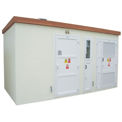 Power distribution substation - Electro Alfa International - for medium-voltage transformers / prefabricated