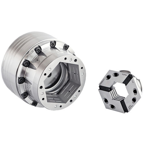Power chuck - TOPlus mini - HAINBUCH GMBH SPANNENDE TECHNIK - pull-back / dead length / workpiece