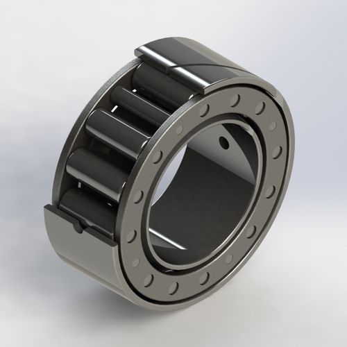 Bearing with self-tightening ring - ROULTEX - cylindrical roller / single-row / steel