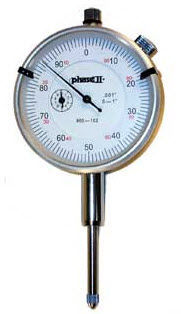 Dial indicator - max. 2 x .001" | 900-xxx series - Phase II