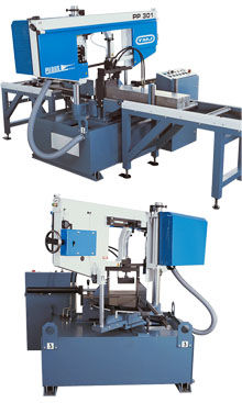 Band saw - PP 501 - Pilous - horizontal / semi-automatic / double-column