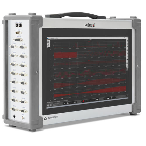 16-channel data acquisition system - PU[REC] series - DEWETRON GmbH - portable