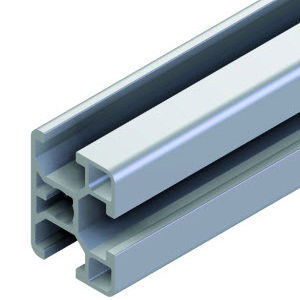Aluminum profile - 20.1117/0 - Minitec - grooved / industrial / lightweight