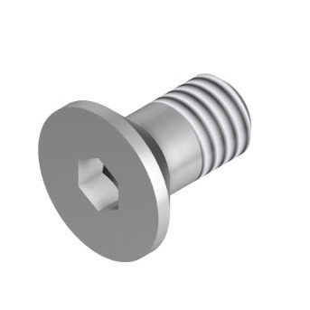 Countersunk head screw - 21.1500/0 - Minitec - hex socket / galvanised steel