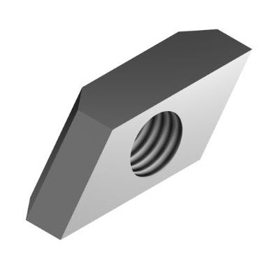 T groove slot nut - 21.1354/0 - Minitec
