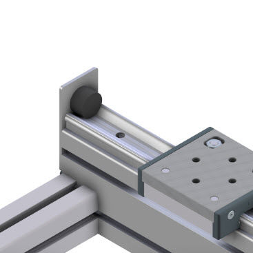 NBR stop - 21.1759/0 - Minitec - steel / cylindrical