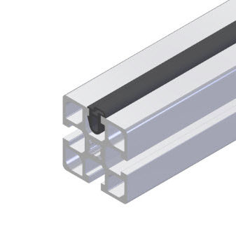 Sealing profile - 22.1011/0 - Minitec - NBR / grooved