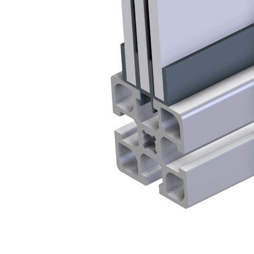 PVC profile - 22.1075/1 - Minitec - grooved / guide