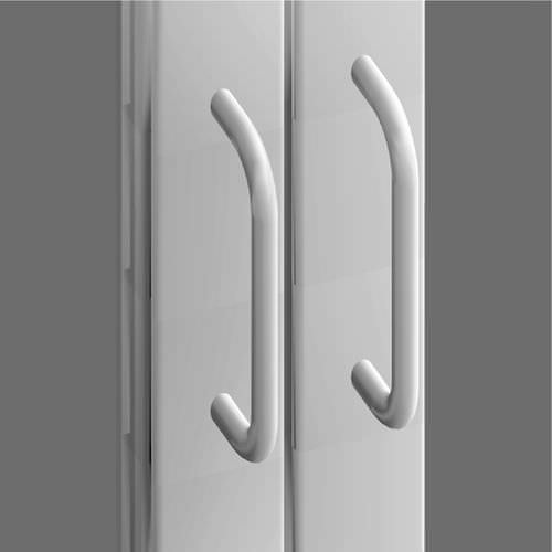 Pull handle - 21.1138/0 - Minitec - tubular / door / aluminum
