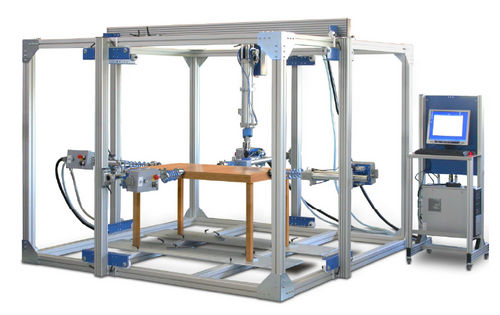 Transport test stand - Hegewald & Peschke Meß- und Prüftechnik GmbH - table / pneumatic / vertical