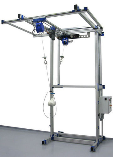 Shock test stand - Hegewald & Peschke Meß- und Prüftechnik GmbH - for photovoltaic modules / mechanical / vertical