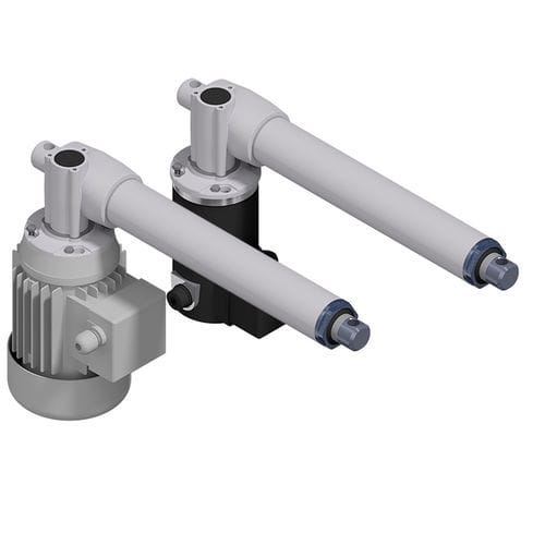 Electric cylinder - ALI4 - MECVEL - ball screw / lead screw / worm gear
