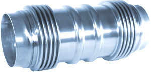Metal pipe expansion joint - PN 2.5 | EXUW - BOA - round / weld-on / for water