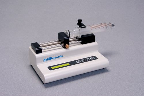 Syringe pump - 0.1 ul/hr - 423 ml/hr; 10 ul - 60 ml - KDS - for chemicals / stepper motor-driven / industrial