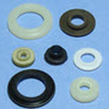Insulating washer - 5607 / M / 9111 / SW Series - West Coast Lockwasher - shoulder / flat / nylon