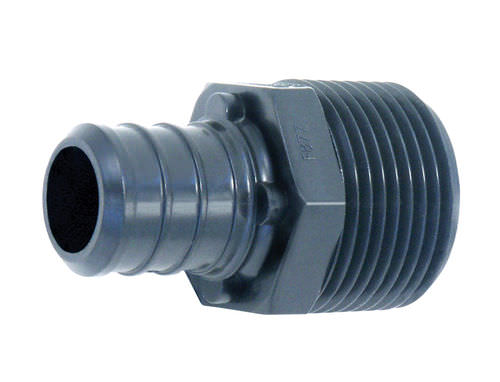 Pipe hydraulic adapter - 1/2 x 3/4" - Watts Water Technologies - reducing / threaded / plastic