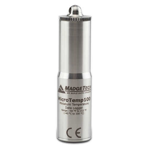Temperature data-logger - MicroTemp100 - MadgeTech - with PC interface / without display / for food applications