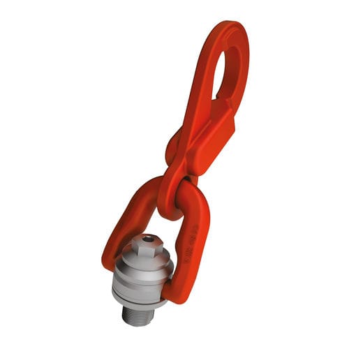 Lifting hook - DSH - Codipro - 360° swivel / double articulated / safety